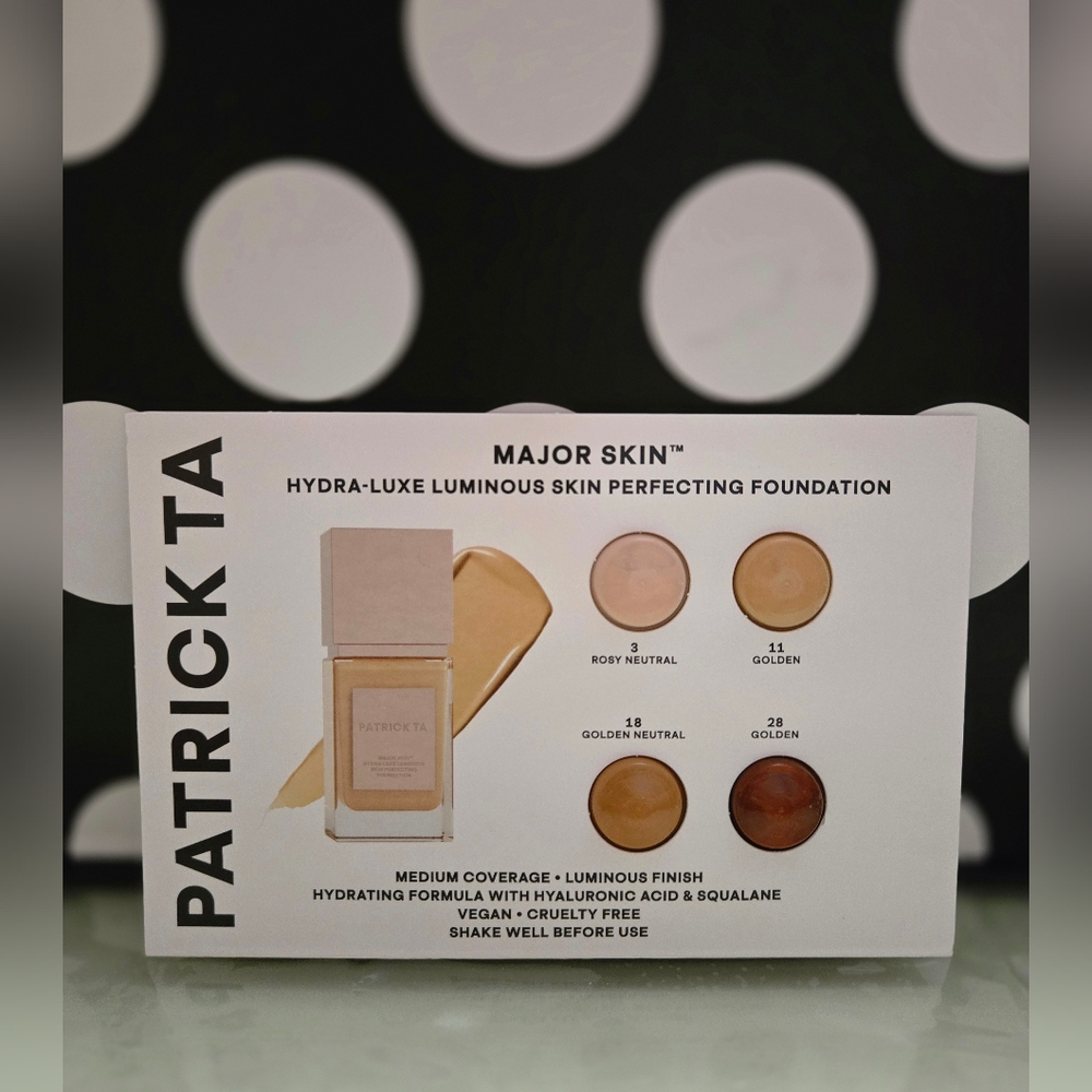 10/$25✨️Patrick Ta Foundation Sampler✨️